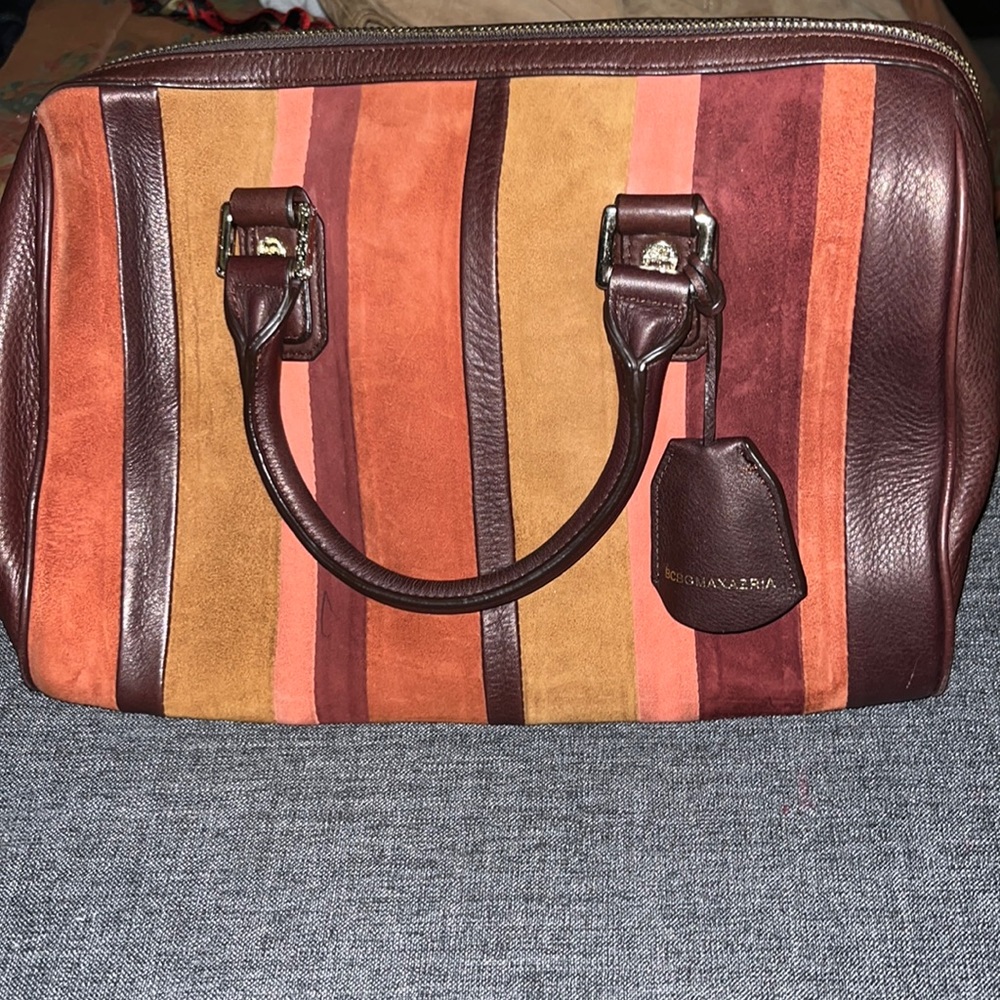BCBGMaxAzria Edie Rosewood Suede Leather